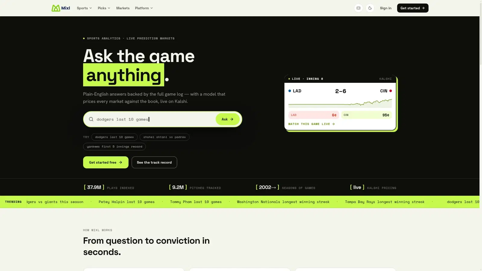 Mixl website built by Nexvato
