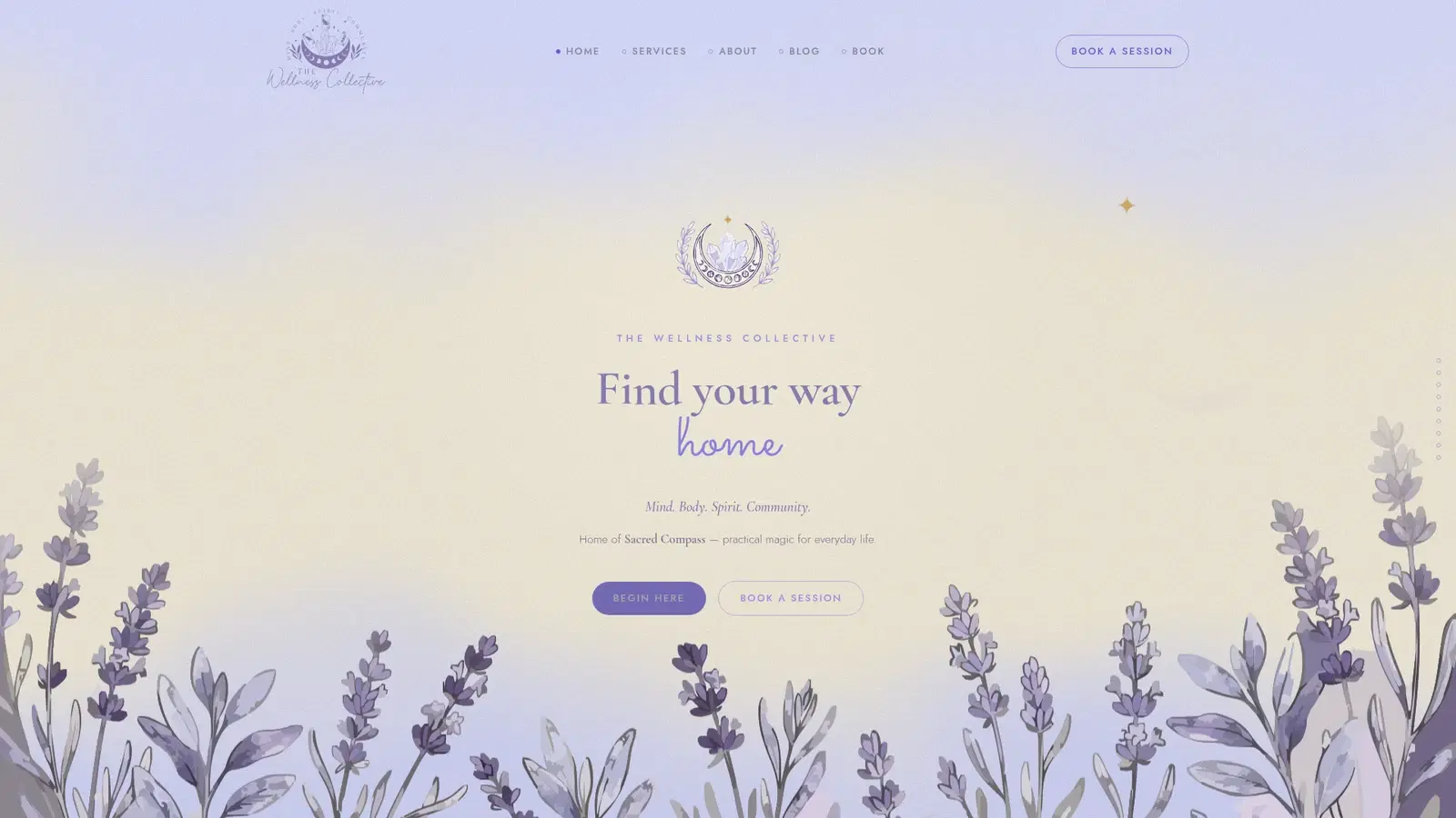 The Wellness Collective website built by Nexvato
